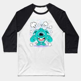 Cool Angry Monster Baseball T-Shirt